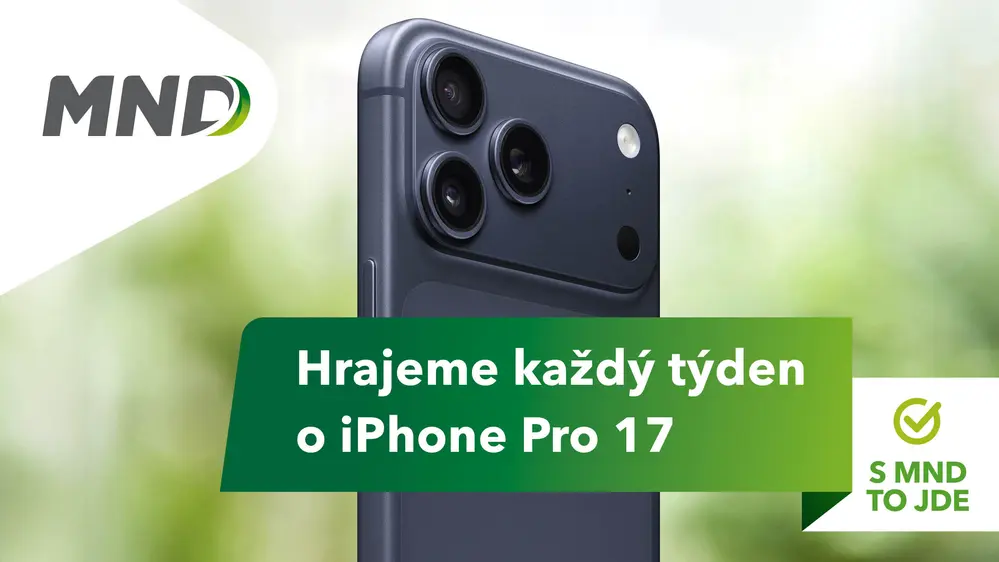 Hrajeme s MND každý týden o iPhone za 32 000 Kč