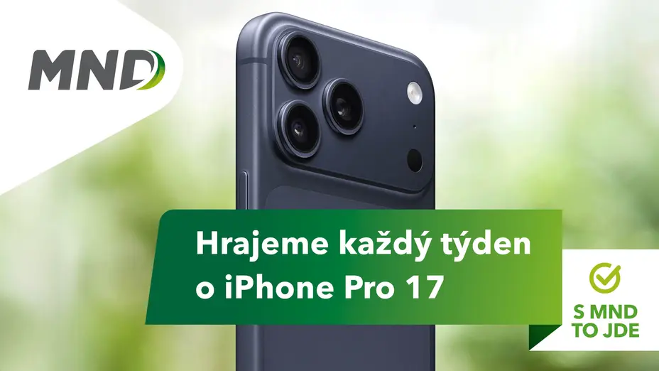 Hrajeme s MND každý týden o iPhone za 32 000 Kč
