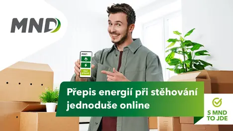 Přepis energií při stěhování online