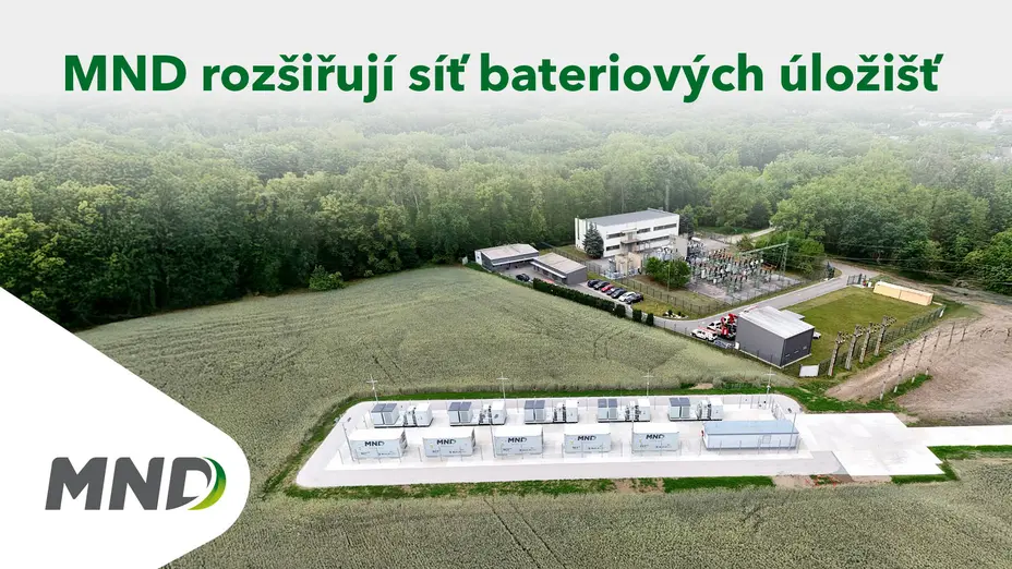 MND rozšiřují síť bateriových úložišť