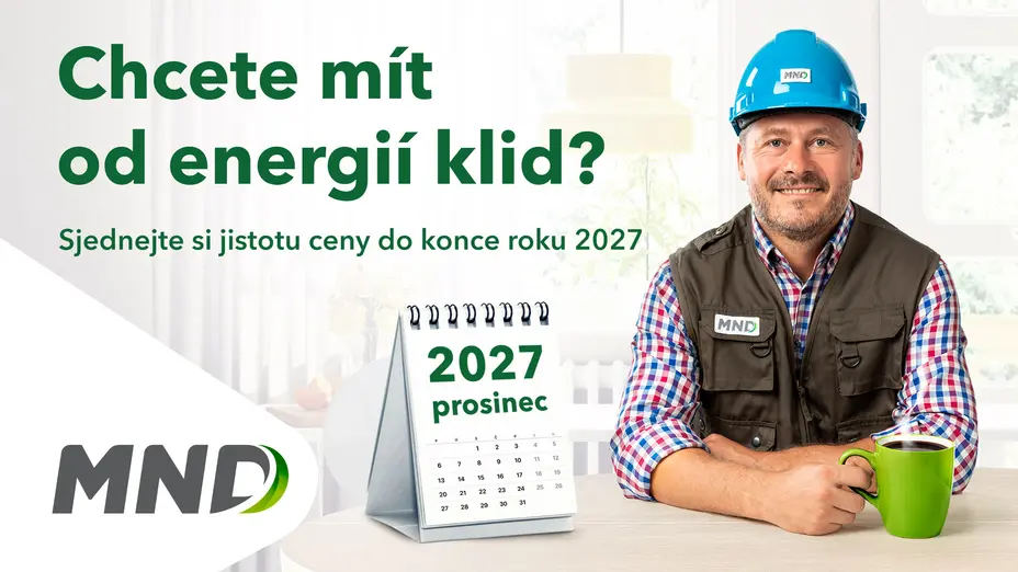 Zajistěte si klid od energií s pevnou cenou do konce roku 2027