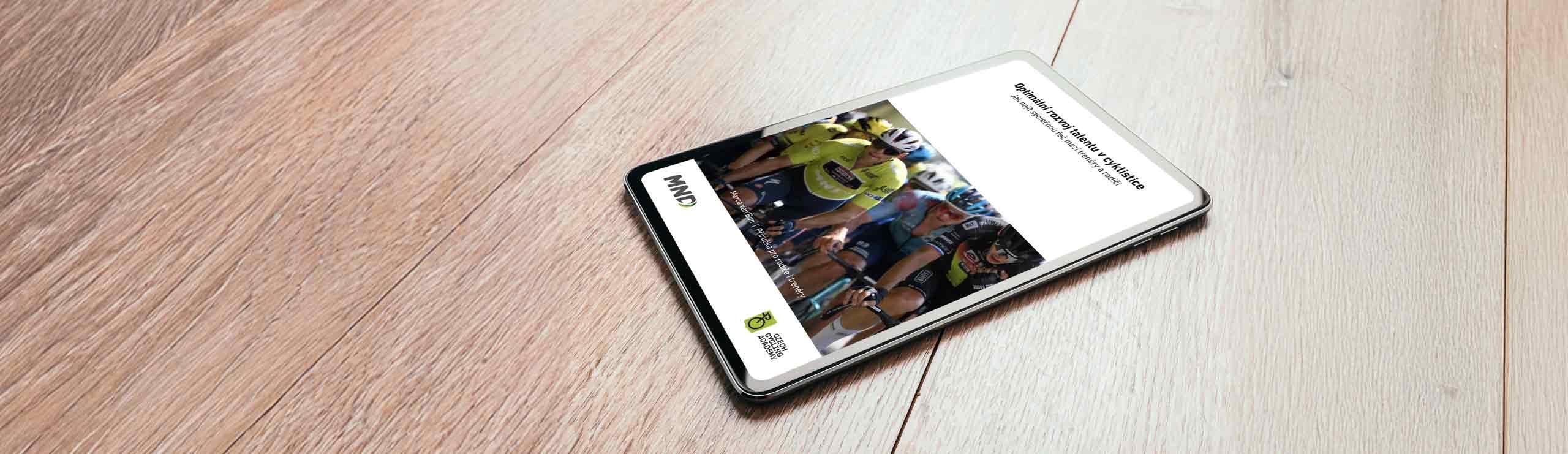 Okno s možností stažení e-booku zdarma na telefon nebo tablet