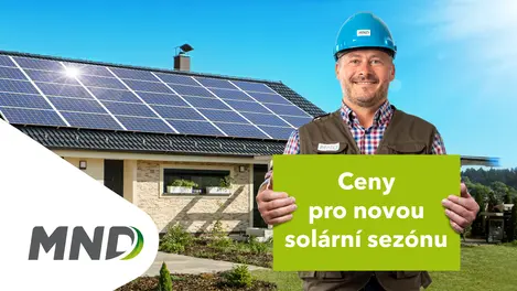 Specialista z MND s nabídkou nízkých cen před domem