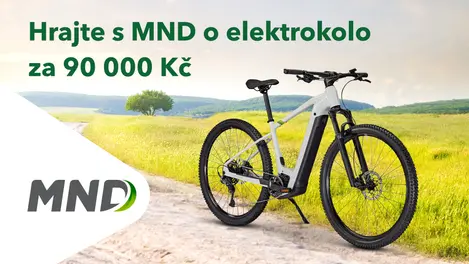 Hlavní cena elektrokolo za 90 000 Kč venku